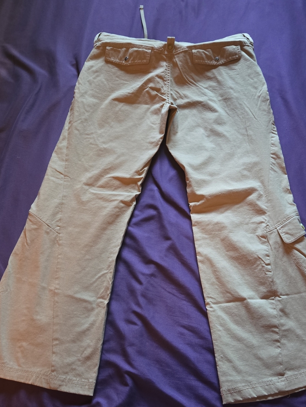 Athleta Nylon Blend Sz14 Tan Pants - Picture 3 of 3